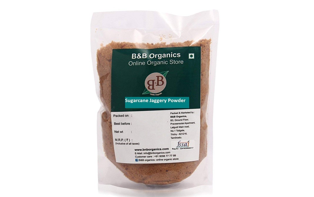 B&B Organics Sugarcane Jaggery Powder Pack 1 Kilogram - Reviews ...